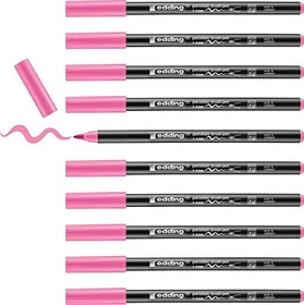 edding 4200 Porzellanpinselstift pink, 10er-Pack