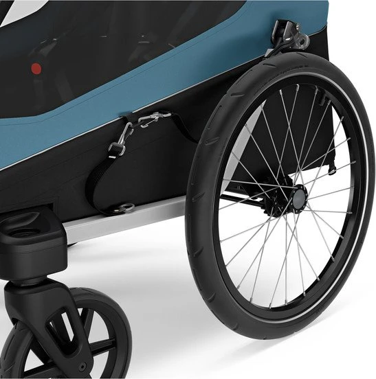 Thule Courier Fahrradanhänger aegean blue
