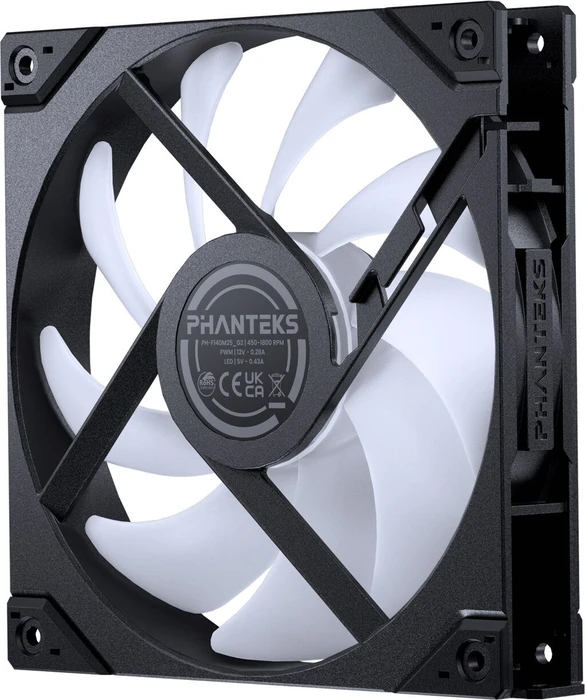 Phanteks M25G2-140 D-RGB Reverse Black, schwarz, 140mm