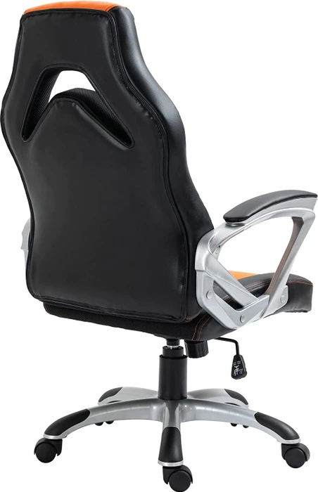 CLP Foxton Kunstleder Gamingstuhl, schwarz/orange