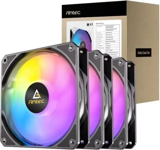 Antec P12 ARGB Fan, schwarz, 120mm, 3er-Pack