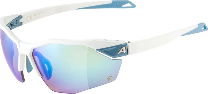 Alpina Twist Six S HR V white matt/quattroflex mirror blue