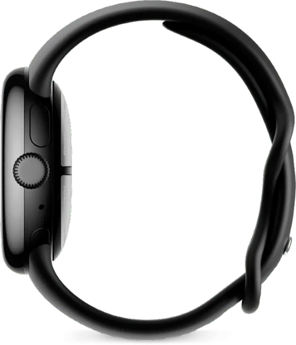 Google Pixel Watch 2 (LTE) Matte Black mit Sportarmband Obsidian