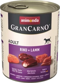 animonda GranCarno Dose Fleisch pur Adult Rind und Lamm, 4.80kg (6x 800g)