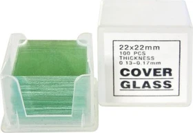 Bresser Deckgläser 22x22 mm, 100 Stück
