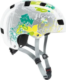 UVEX Kid 3 Kinderhelm white flower