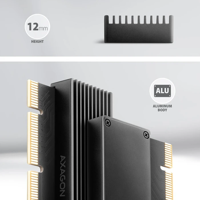 Axagon PCIe 3.0 x16 -> 1x M.2 Key M NVMe