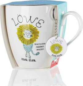 Ritzenhoff & Breker Astro Kaffeebecher Löwe mit Schlüsselanhänger 650ml
