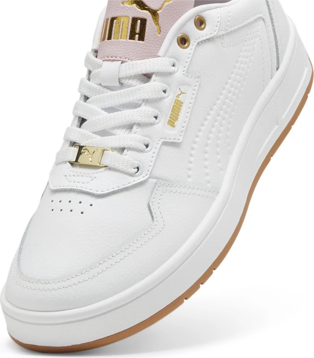 Puma Court Classic Lux puma white/mauve mist/puma gold (Damen)