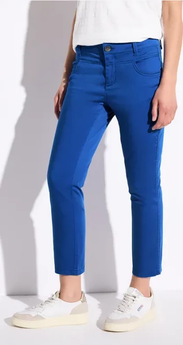 Street One 7/8-Satin Hose dodger blue (Damen)