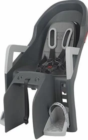 Polisport Guppy Maxi + CFS Fahrradkindersitz dark grey/silver