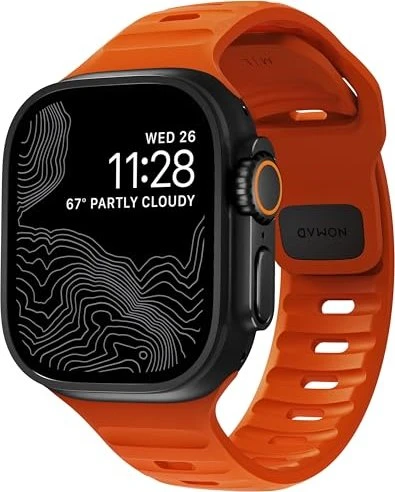 Nomad Sport Band V2 für Apple Watch 44mm/45mm/49mm orange