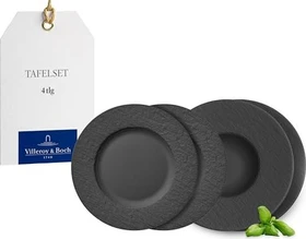 like by Villeroy & Boch Rock Tafelservice, 4-tlg.