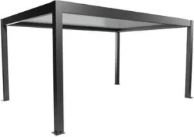 Biohort Pergola 5x3.5 dunkelgrau-metallic/weiß