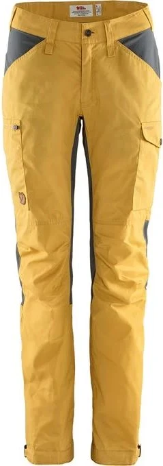 Fjällräven Kaipak Trousers Curved Hose lang ochre/super grey (Damen)