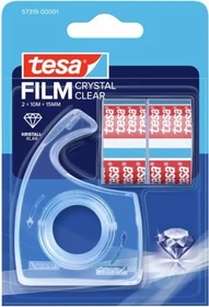 tesa tesafilm Handabroller Easy Cut, 19mm/10m, 2 Stück
