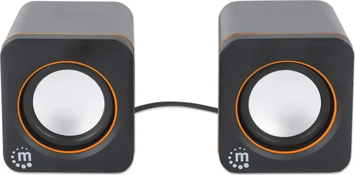 Manhattan 2600 Serie Lautsprechersystem USB-C/A schwarz/orange