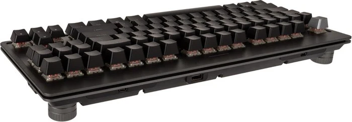 Mountain Everest Core, TKL, LEDs RGB, Gunmetal Gray, MX RGB BLUE, USB, US