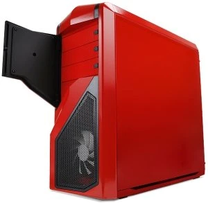 NZXT Phantom 410 rot, Acrylfenster