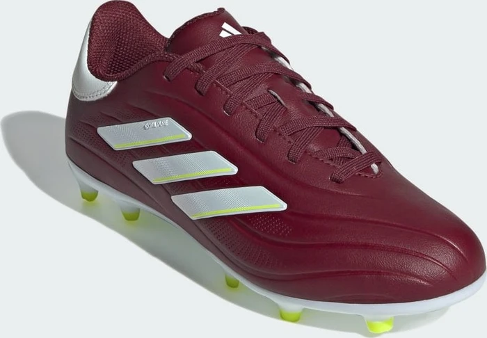 adidas Copa Pure II League FG shadow red/cloud white/team solar yellow 2 (Junior)