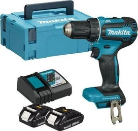 Makita DDF485RAJ Akku-Bohrschrauber inkl. MAKPAC + 2 Akkus 2.0Ah