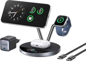 Anker Prime Wireless Charging Station 3-in-1 Dock Stand schwarz