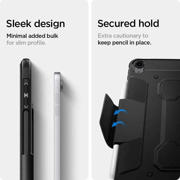 Spigen Rugged Armor Pro Schutzhülle für Apple iPad Air, schwarz