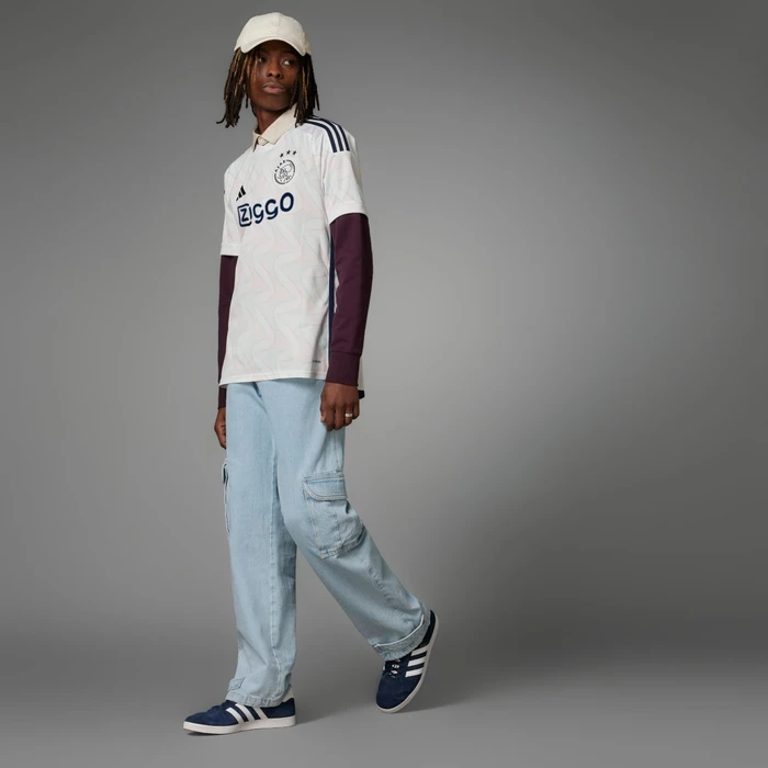 adidas Ajax 2023/2024 Auswärtstrikot core white (Herren)