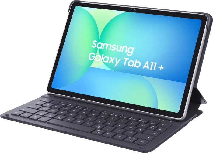 Samsung EF-DX930 DK Book Cover Keyboard Slim mit AI-Taste für Galaxy Tab A11+, schwarz, DE