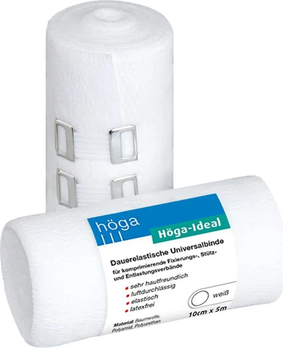 Höga Höga-Ideal Idealbinde weiß, 10cm x 5m, 1 Stück