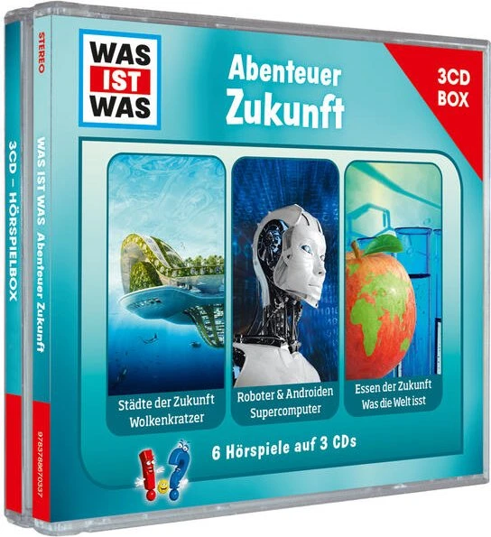 WAS IST WAS - 3 CD-Box: Abenteuer Zukunft