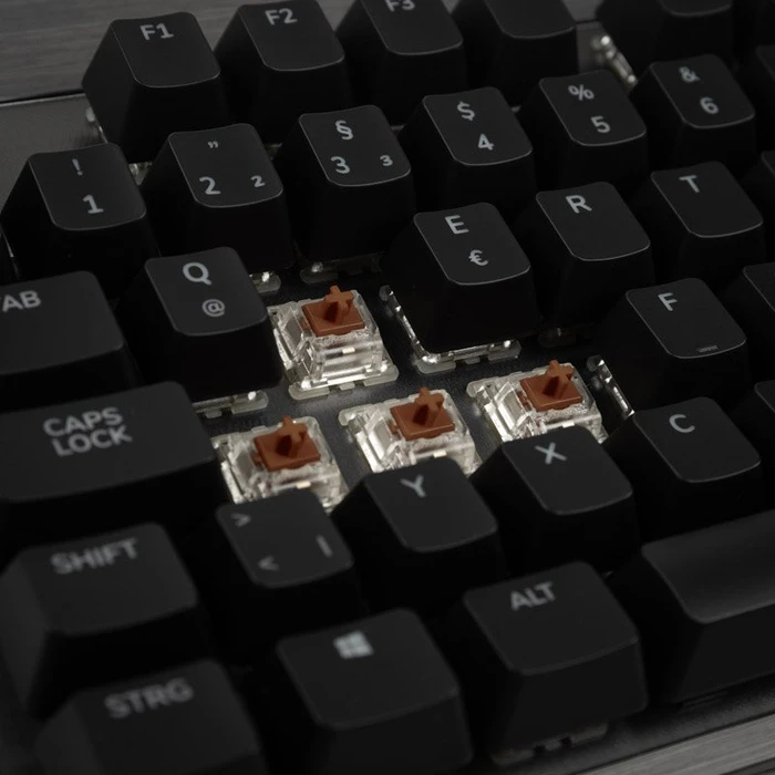 Mountain Everest Max, LEDs RGB, Gunmetal Gray, MX RGB BROWN, USB, DE