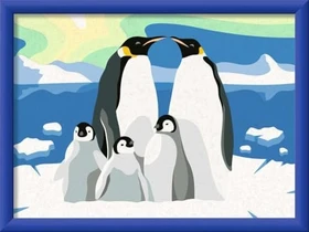 Ravensburger Malen nach Zahlen CreArt Pinguin-Familie