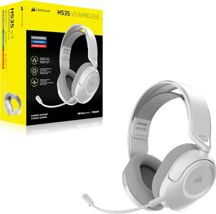 Corsair HS35 v3 Wireless weiß