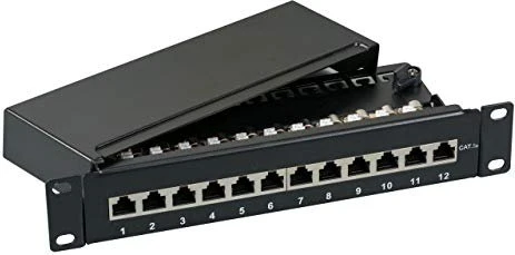 EFB Elektronik Mini-Patchpanel Cat6 10", 1HE