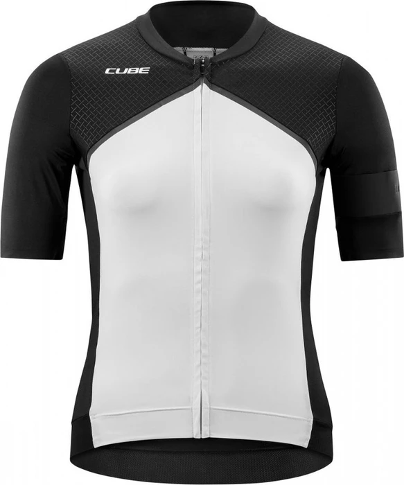 Cube Blackline Trikot kurzarm weiß/schwarz (Damen)