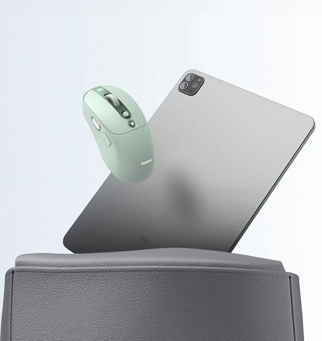 Baseus Editor Wireless Mouse, grün, USB/Bluetooth