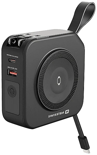 Swissten Powerbank All-in-One Pro 10000mAh schwarz