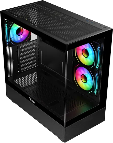 iTek Showbui 42W Black, Glasfenster