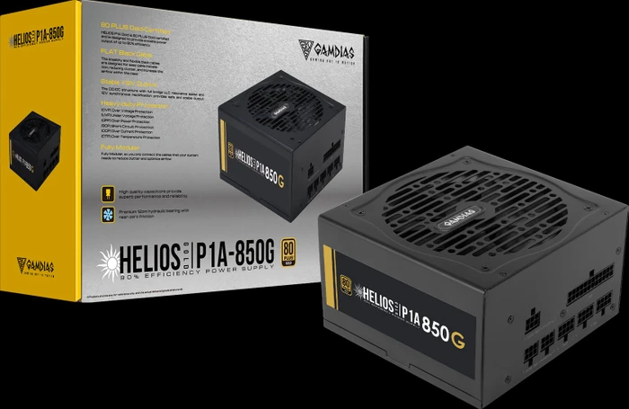 Gamdias Helios Gold P1A-850G 850W, ATX 2.52