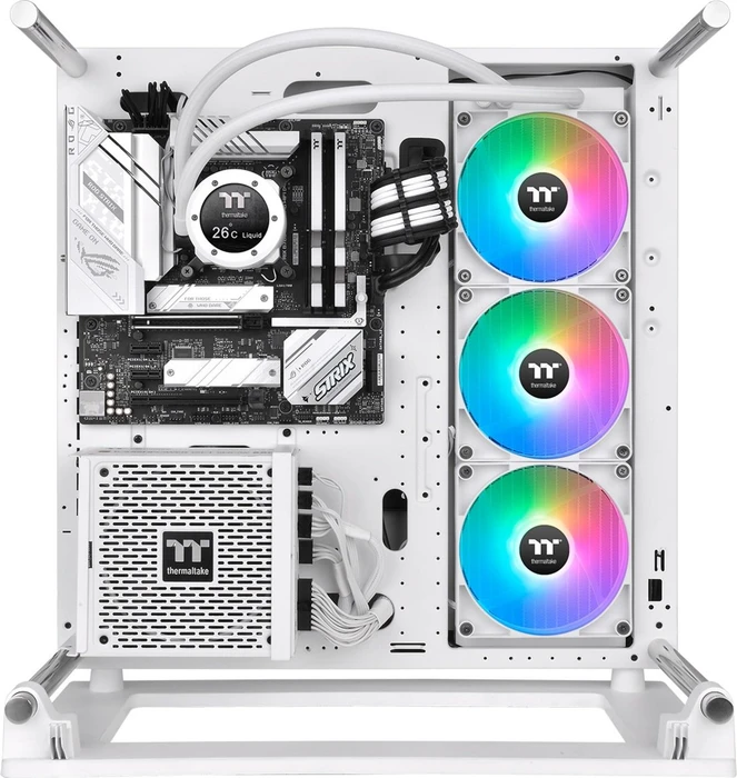 Thermaltake TH420 V2 Ultra ARGB Sync Snow Edition, weiß