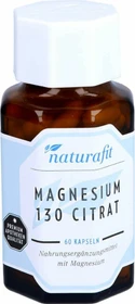 naturafit Magnesium 130 Citrat Kapseln, 60 Stück