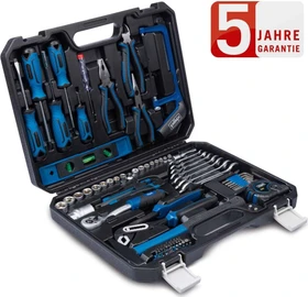 Scheppach WZK120 Handwerkzeugset inkl. Koffer, 96-tlg.