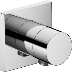 Keuco IXMO 59549 Pure 3-Wege Ab- und Umstellventil mit Schlauchanschluss eckig edelstahl-finish