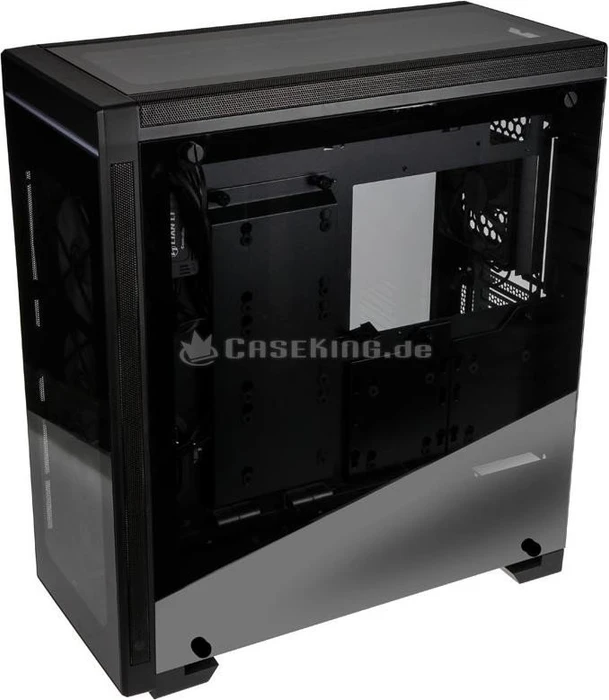 Lian Li Alpha 550X schwarz, Glasfenster