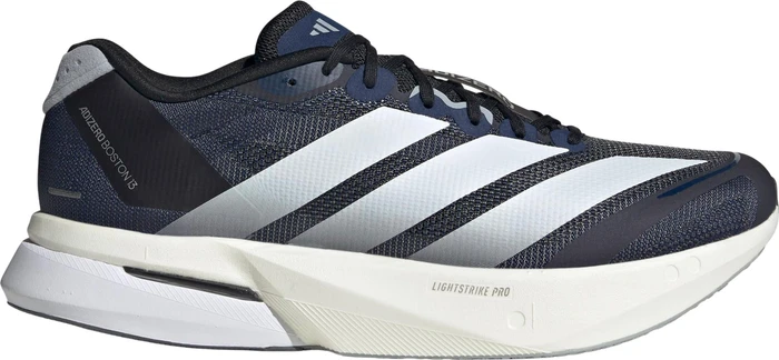 adidas Adizero Boston 13 dark blue/white/halo silver (Herren)