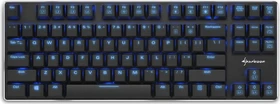 Sharkoon PureWriter TKL, Kailh Choc LOW PROFILE BLUE, USB, US