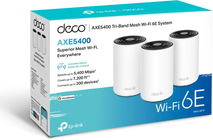 TP-Link Deco XE75, AXE5400, 3er-Pack