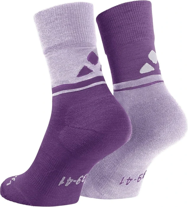 Vaude Bike Wool Fahrradsocken eggplant