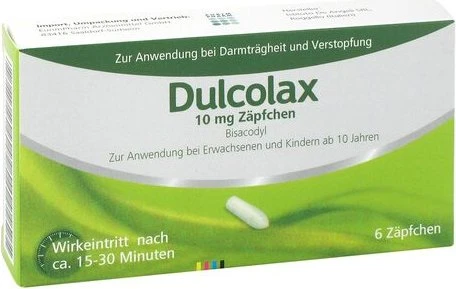 EurimPharm Dulcolax Zäpfchen, 6 Stück